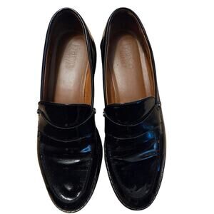Franco Sarto Cassandra Black Loafers 8.5